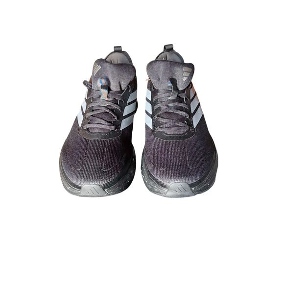 Adidas Jogit Men’s Size 11.5 Running Sneakers JR0863 Black Iron Metallic Shoes - Picture 1 of 7